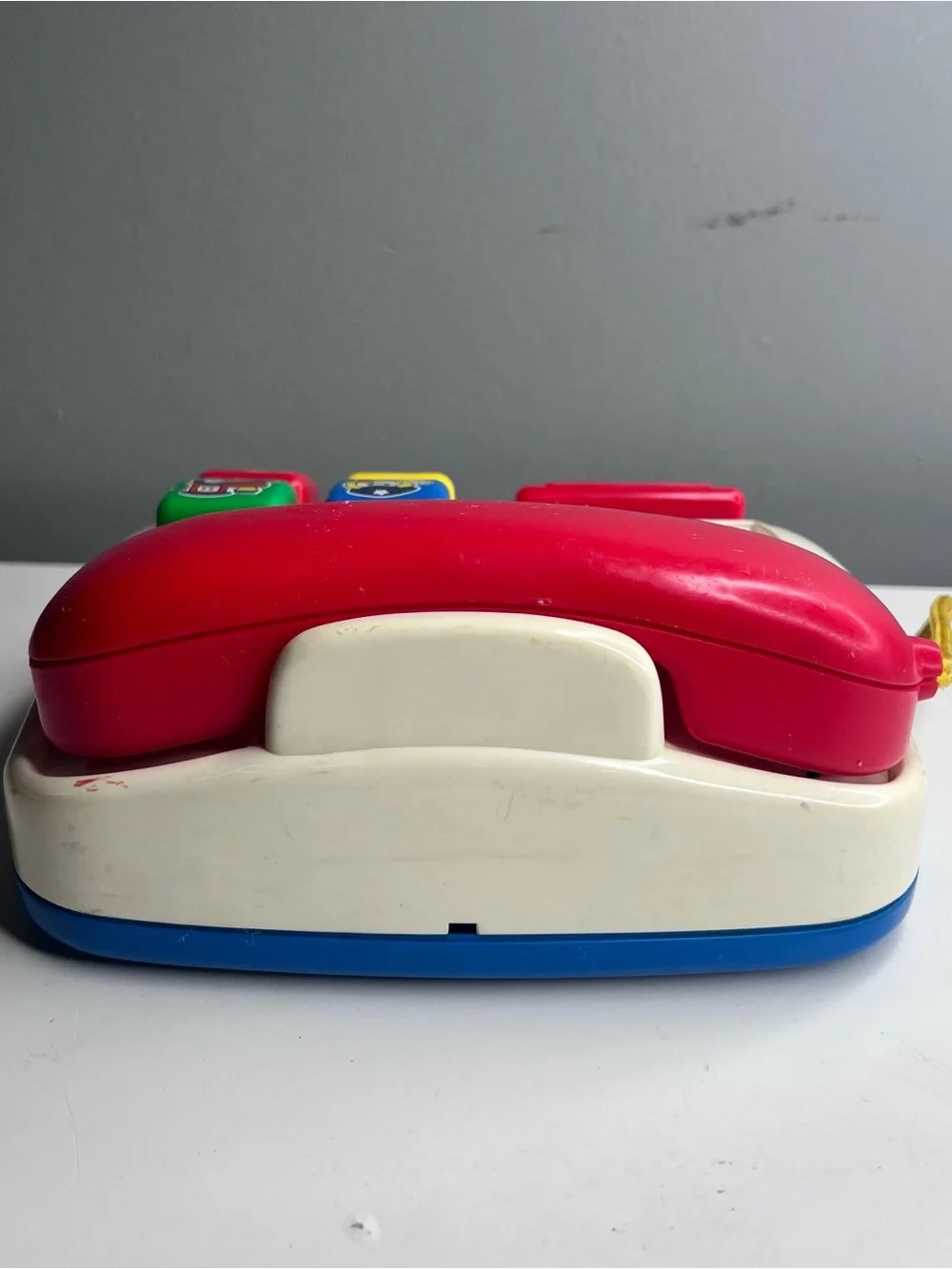 Vintage 1998 Fisher-Price Ring 'n Rattle Toy Phone (model #71303) - WORKS!